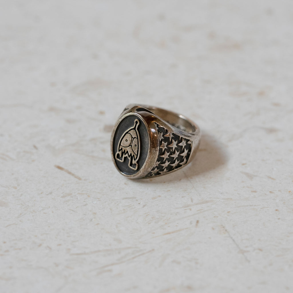 Chrome Hearts PPO Cameo Silver Ring