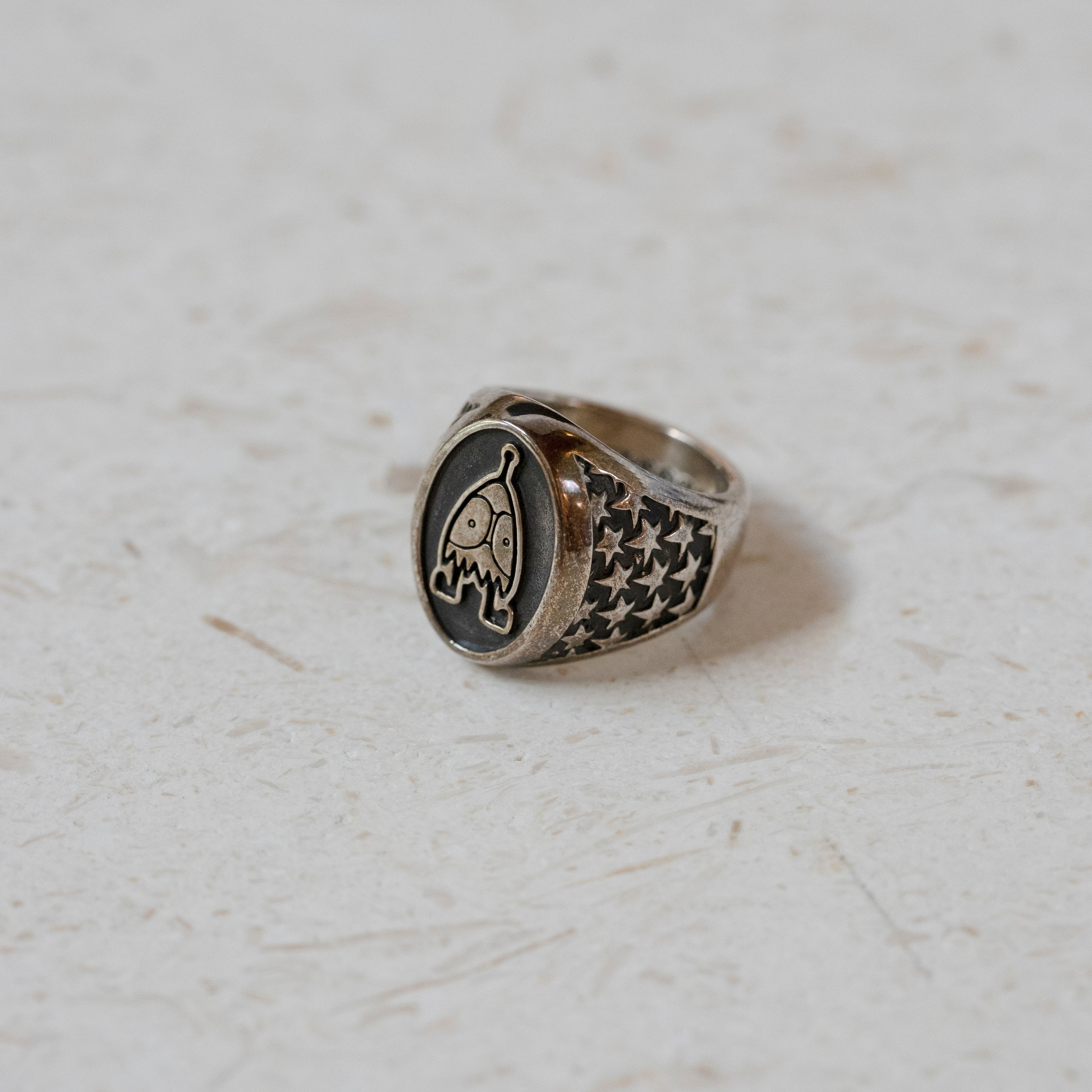 Chrome Hearts PPO Cameo Silver Ring