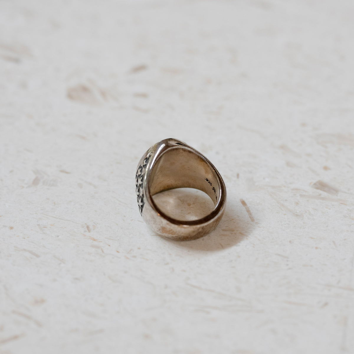 Chrome Hearts PPO Cameo Silver Ring