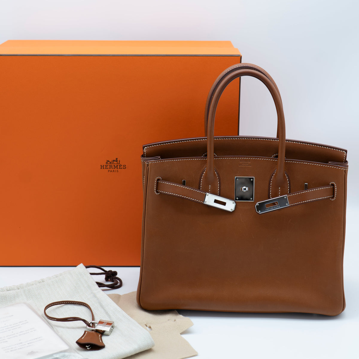 *RARE* Hermès Fauve Barenia Birkin 30 Palladium Hardware