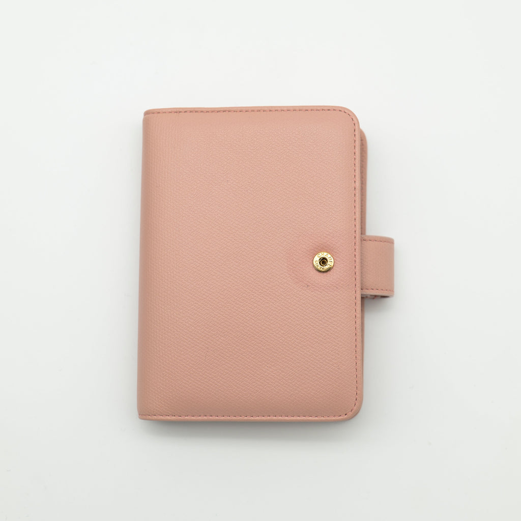 CHANEL Vintage Pink CC Button Pocket Agenda Cover