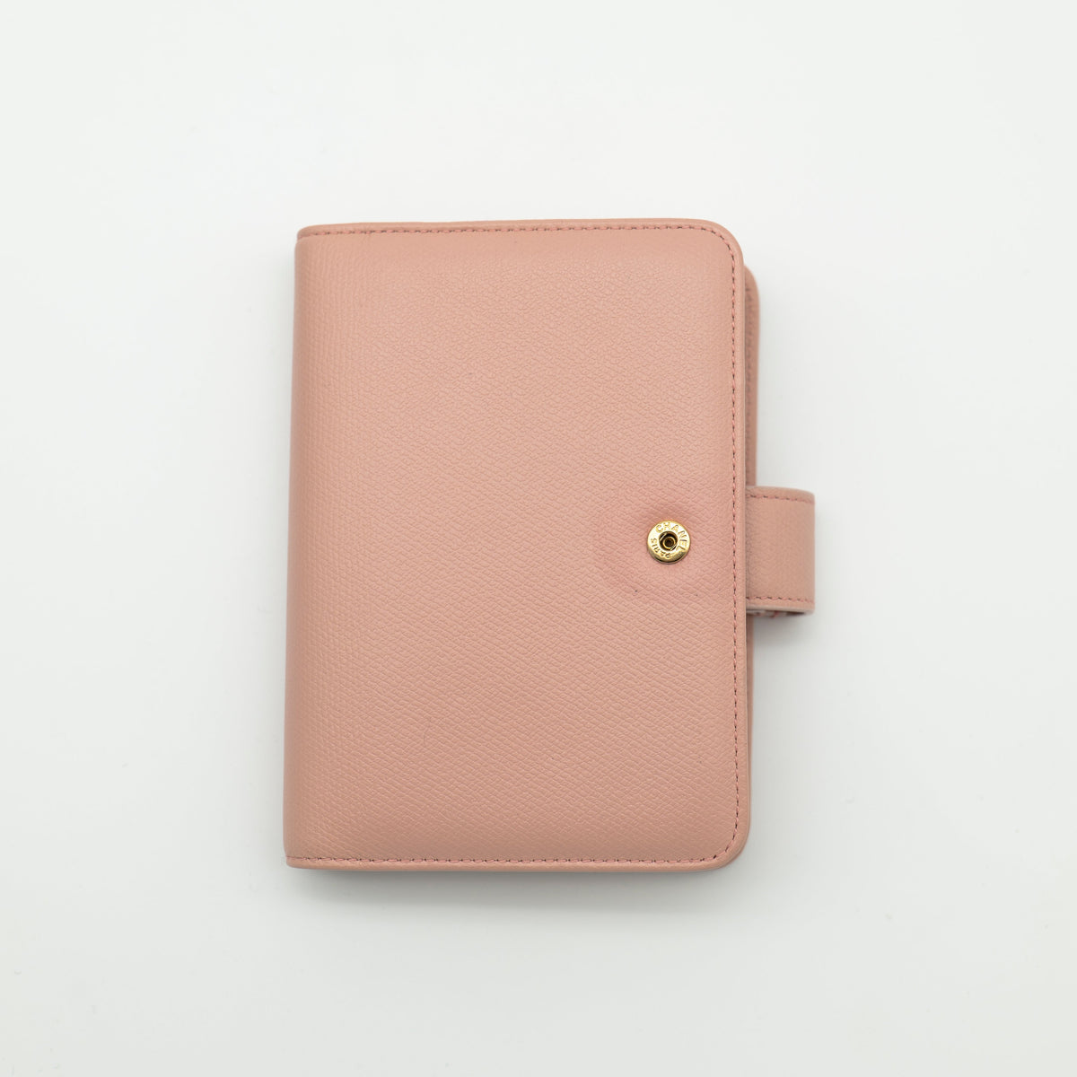 CHANEL Vintage Pink CC Button Pocket Agenda Cover