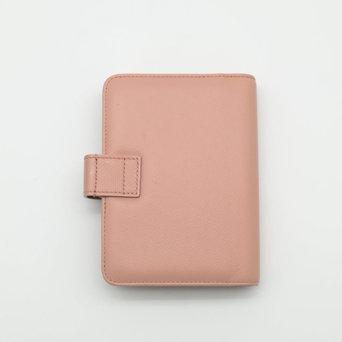 CHANEL Vintage Pink CC Button Pocket Agenda Cover