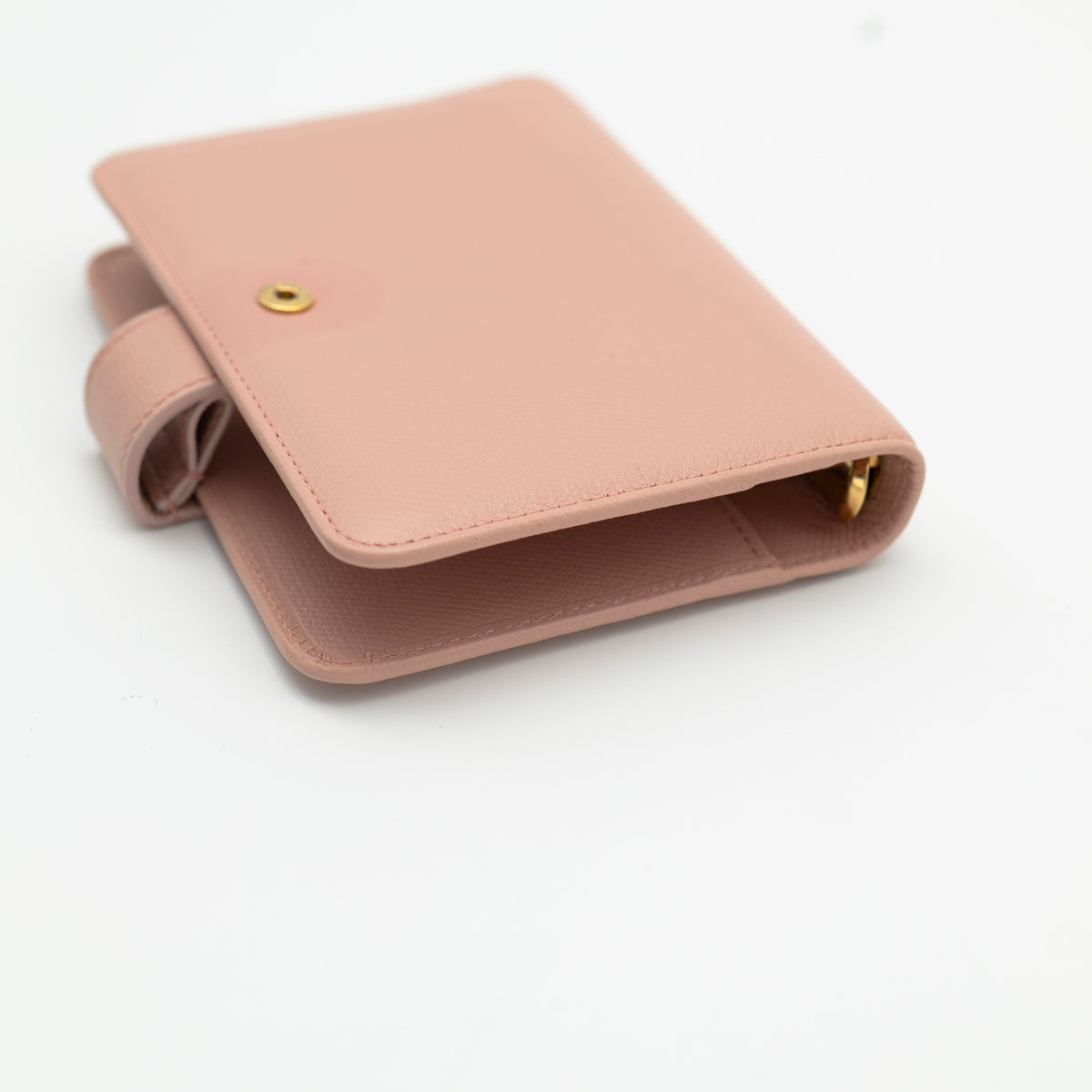 CHANEL Vintage Pink CC Button Pocket Agenda Cover