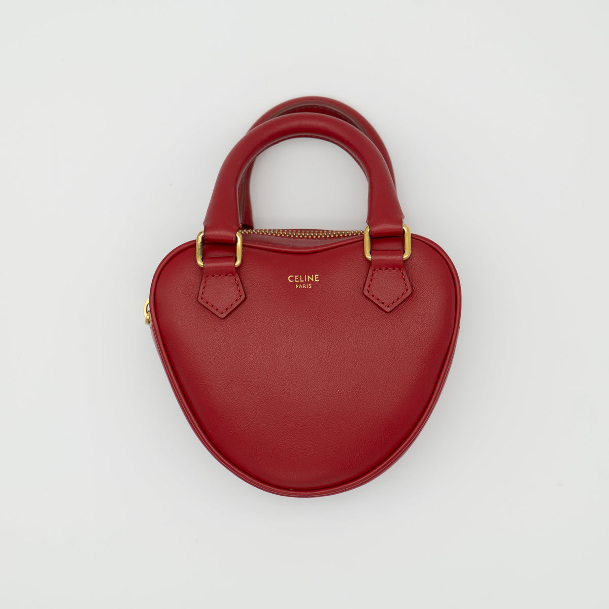 Celine Valentine's Day Limited Edition Medium Heart Top Handle Micro Bag