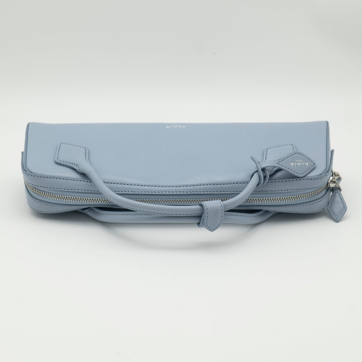 Alaïa Le Teckel Top Handle Clutch Bleu Delave