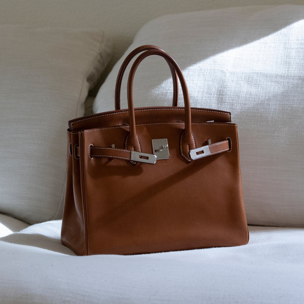 *RARE* Hermès Fauve Barenia Birkin 30 Palladium Hardware