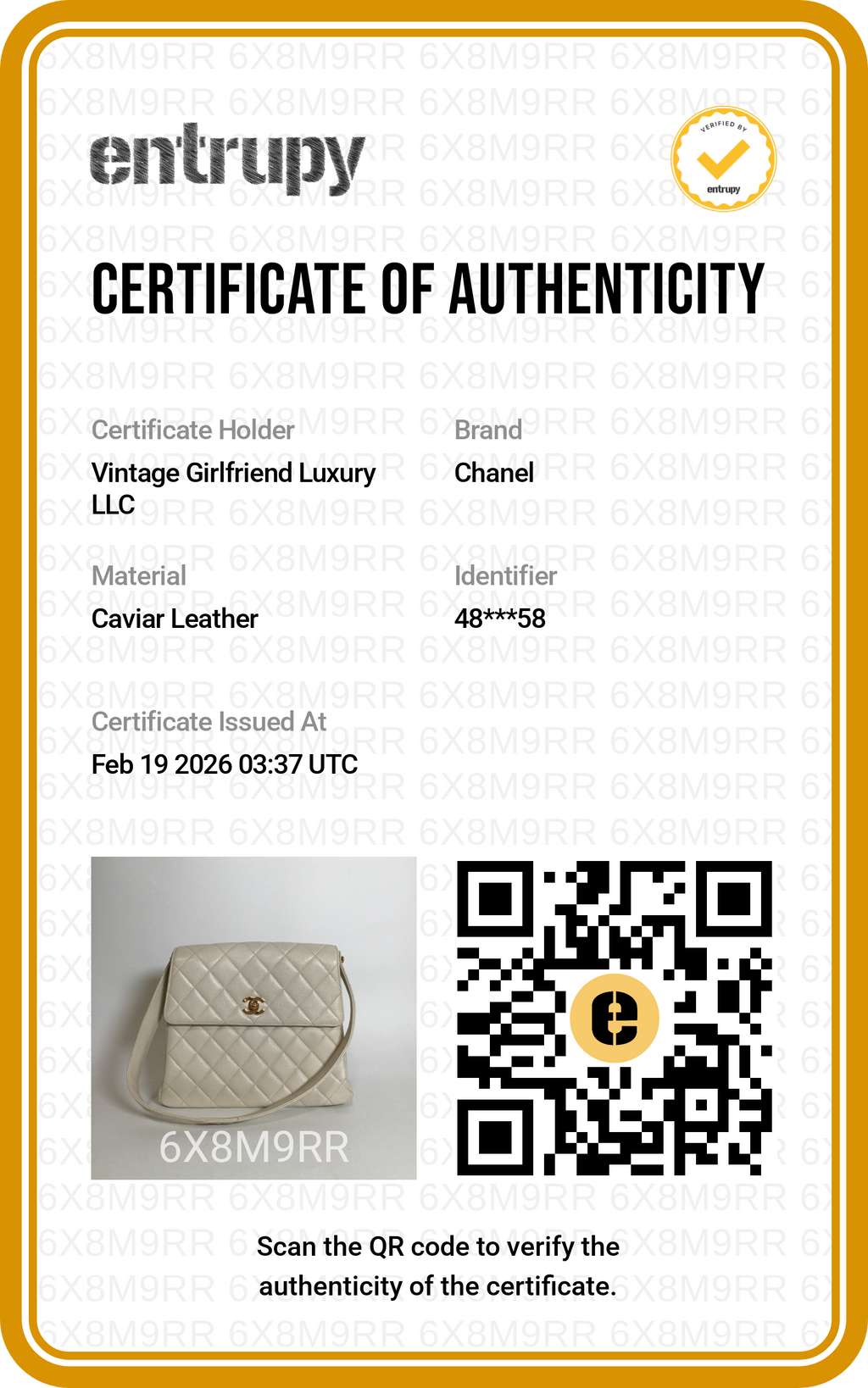 CHANEL Vintage Ivory Quilted Caviar CC Turn Lock Flap Bag 24K GHW