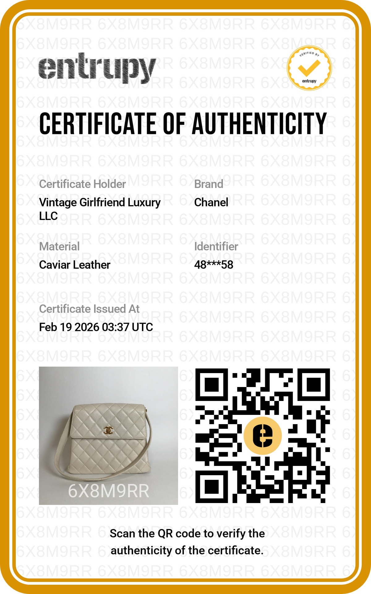 CHANEL Vintage Ivory Quilted Caviar CC Turn Lock Flap Bag 24K GHW