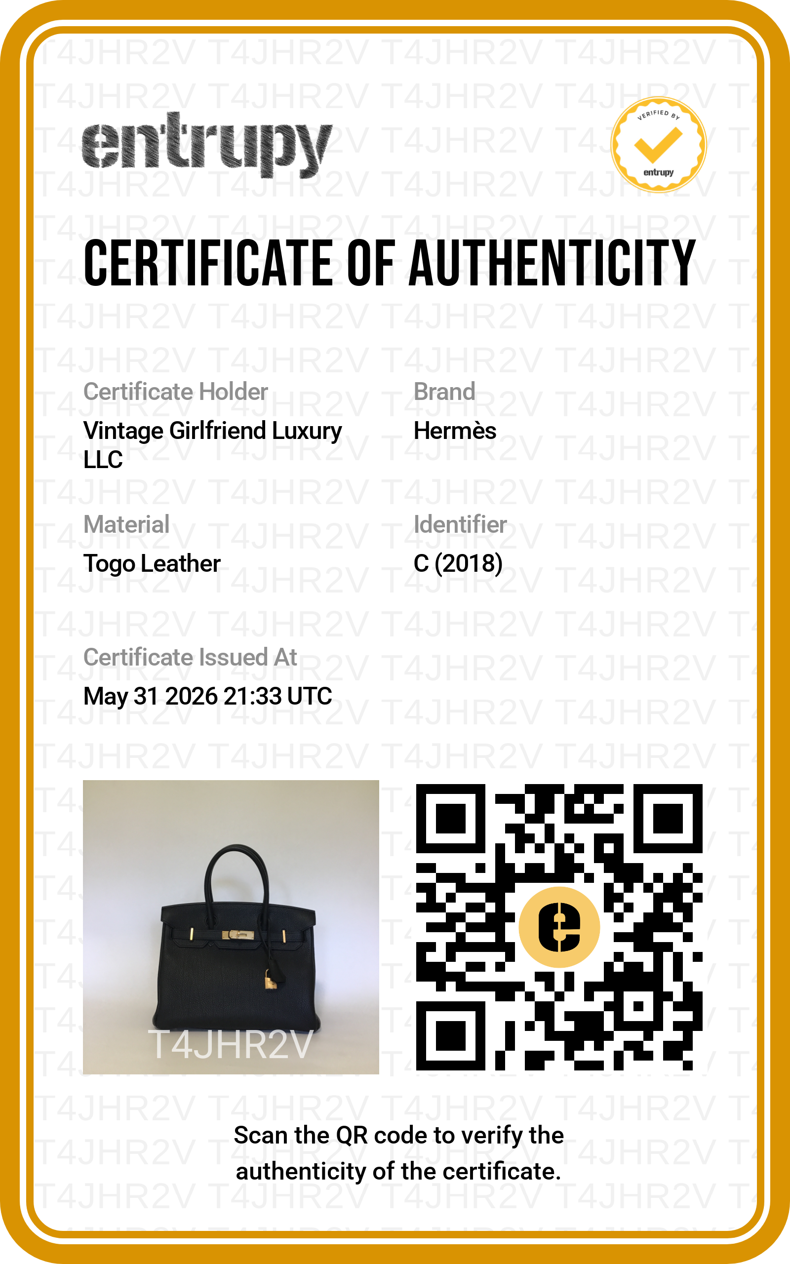 NEW Hermès Birkin 30 Noir Togo Gold Hardware C Stamp