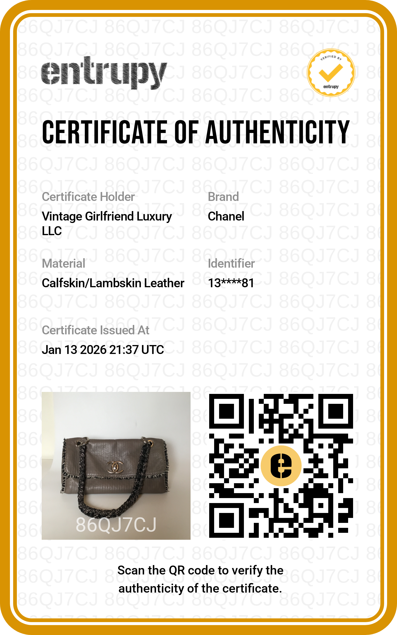 CHANEL Limited Edition Taupe Leather and Tweed Single Flap Bag SHW