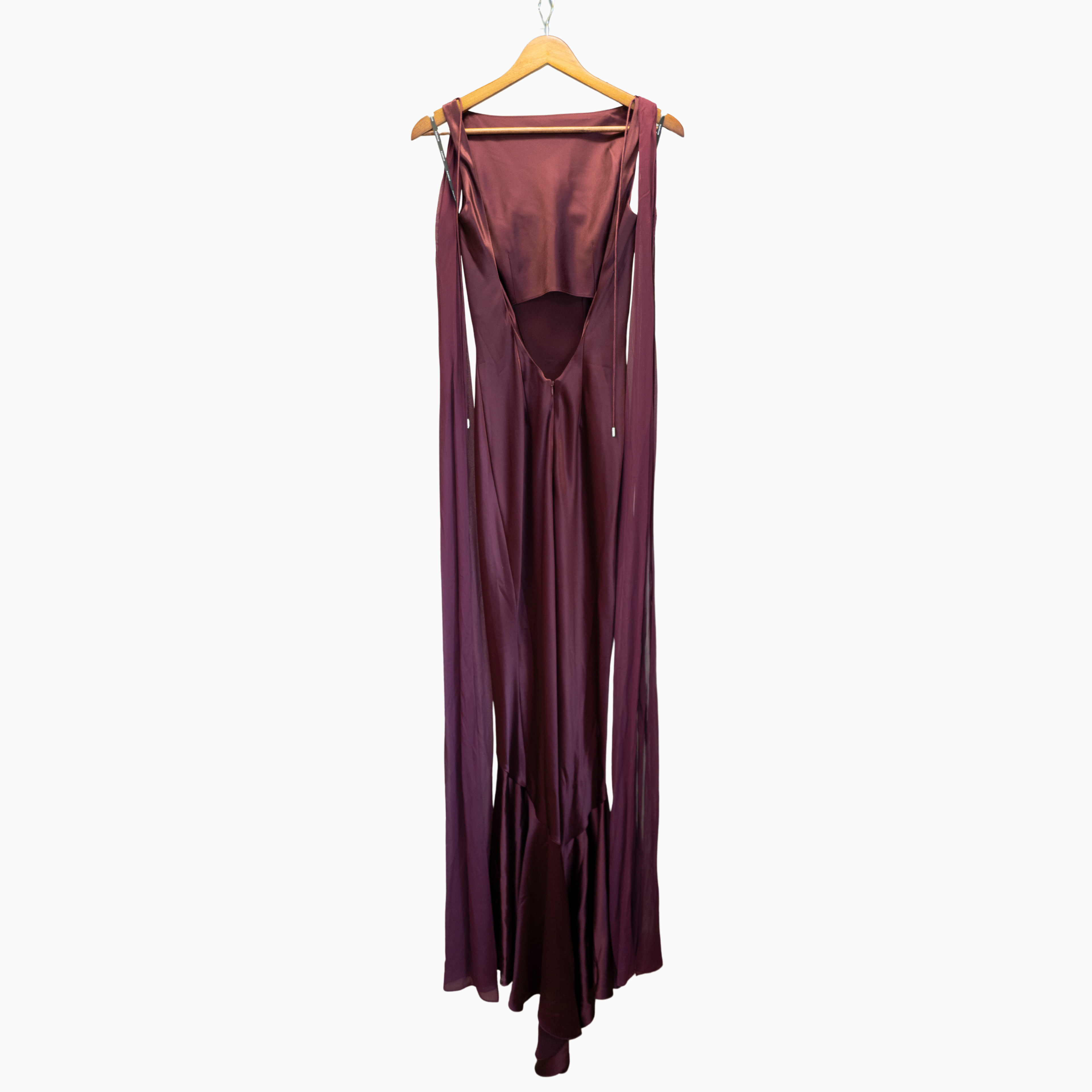 Retrofête Julia Dress in Port Size XXS