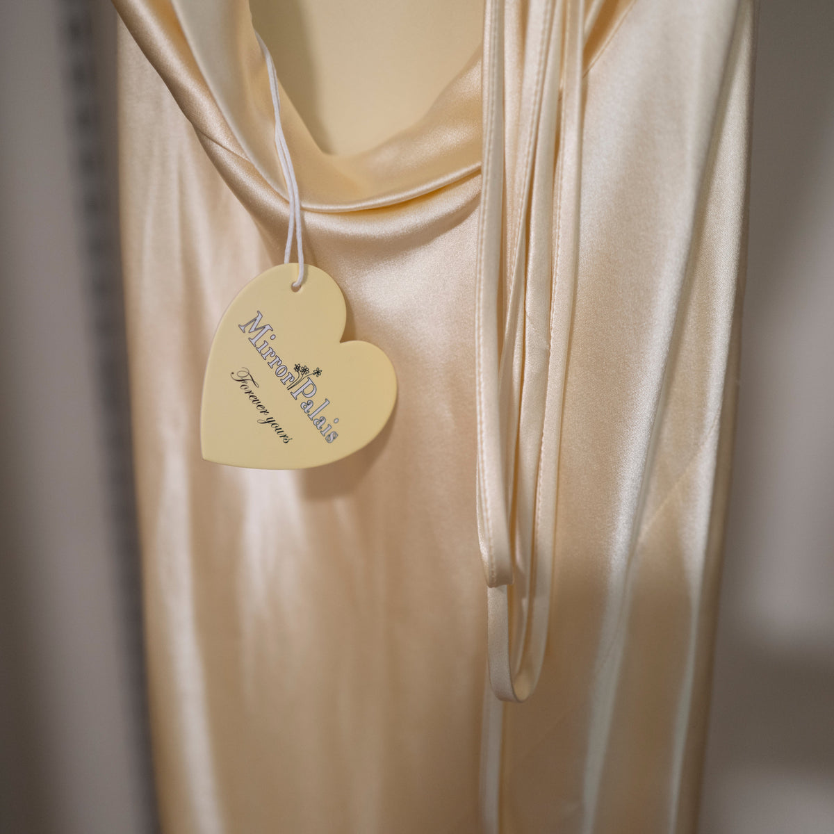 Mirror Palais Plunging Back Cowl Dress in Butter Size XXS