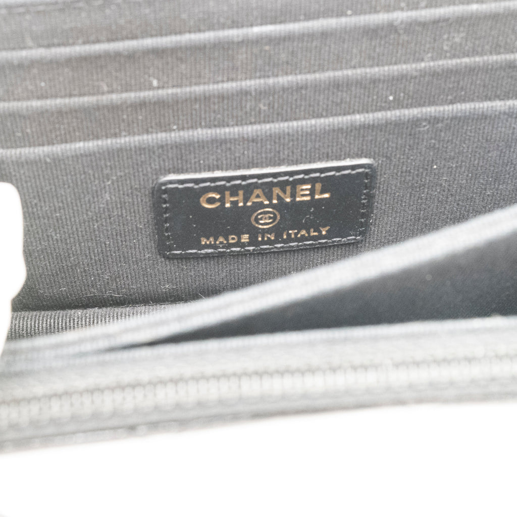 CHANEL Maxi Pearls Clutch with Chain Light Gold Hardware Full Set
