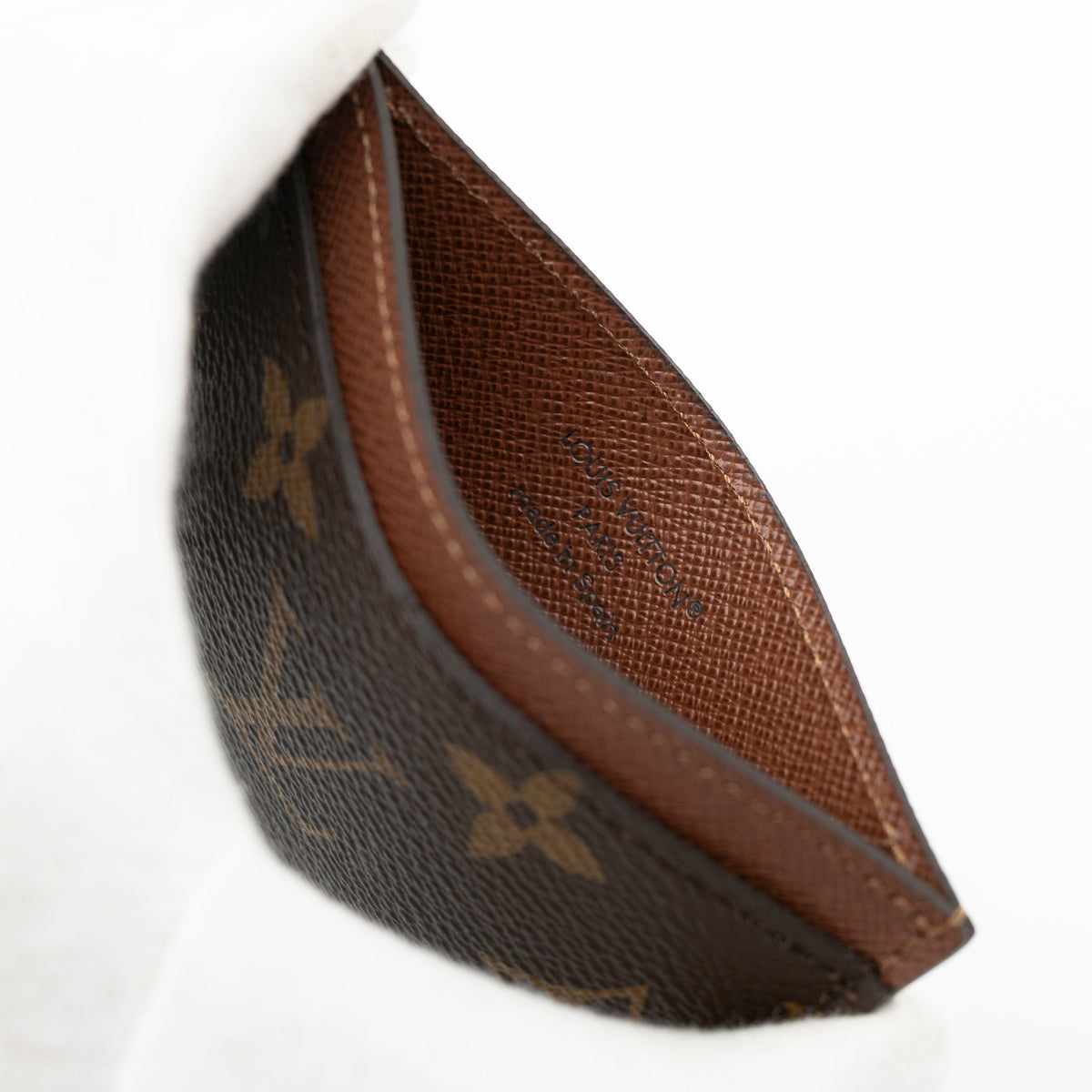 NEW Louis Vuitton Monogram Canvas Card Holder w/ Hand-Painted Cherry Blossom Motif