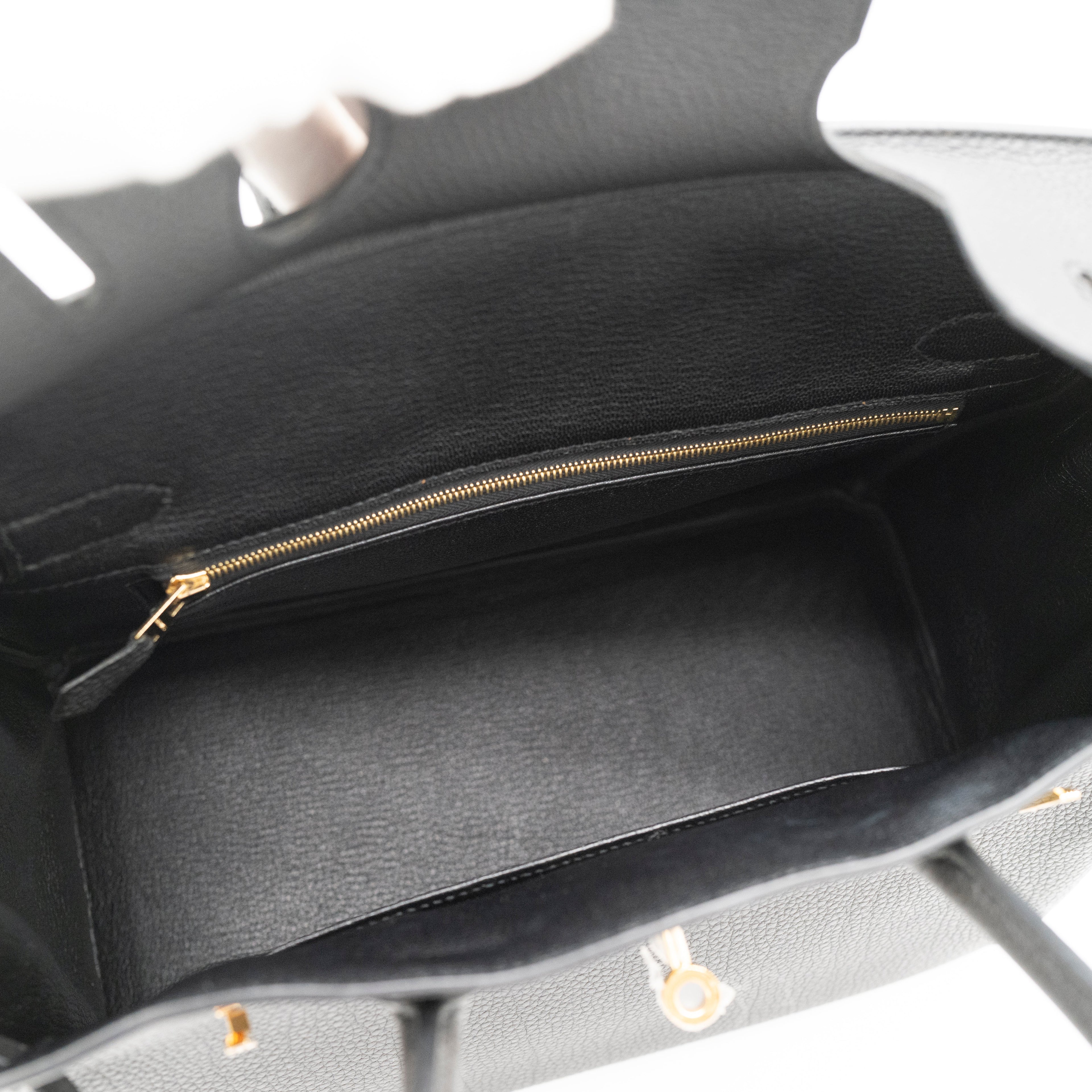 NEW Hermès Birkin 30 Noir Togo Gold Hardware C Stamp