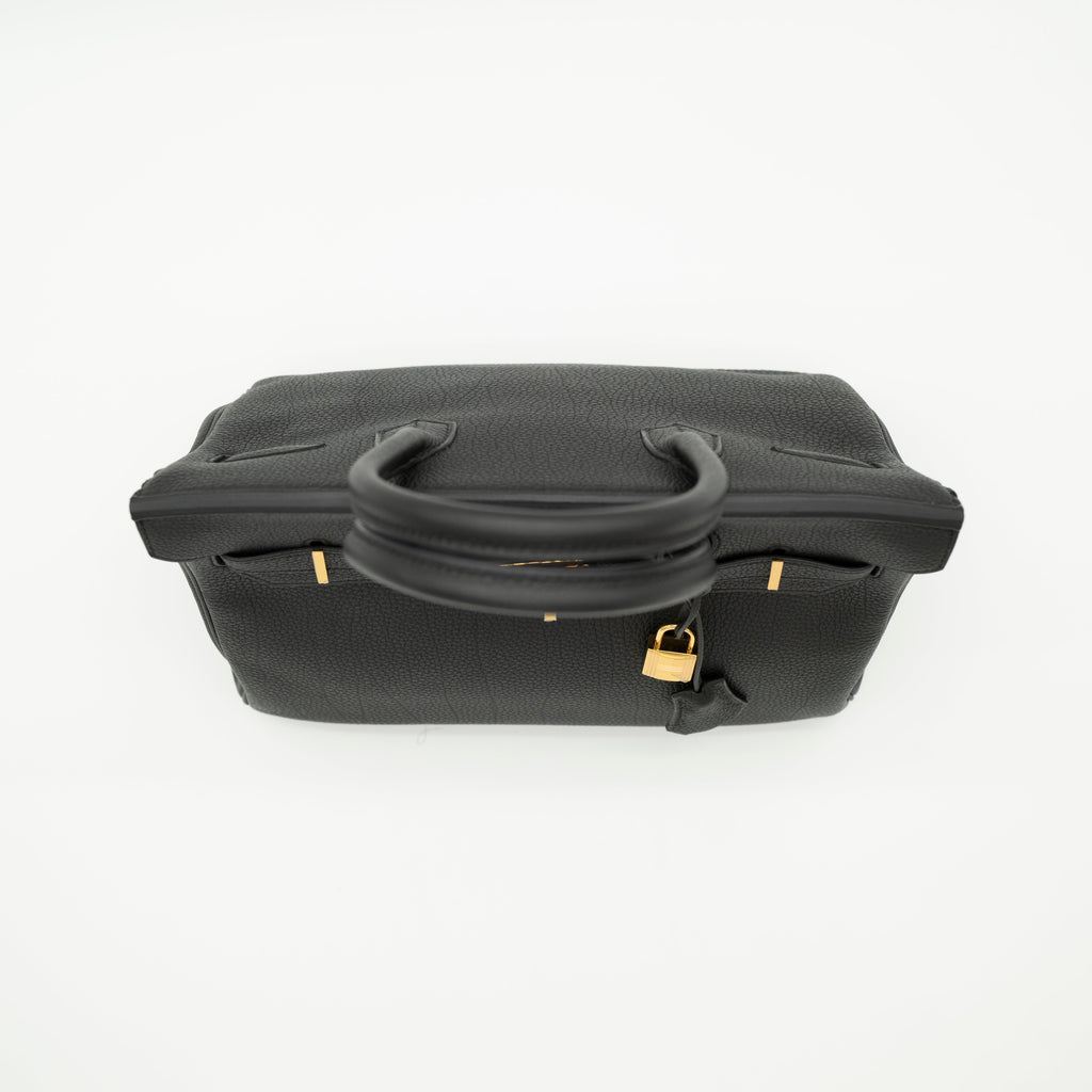 NEW Hermès Birkin 30 Noir Togo Gold Hardware C Stamp