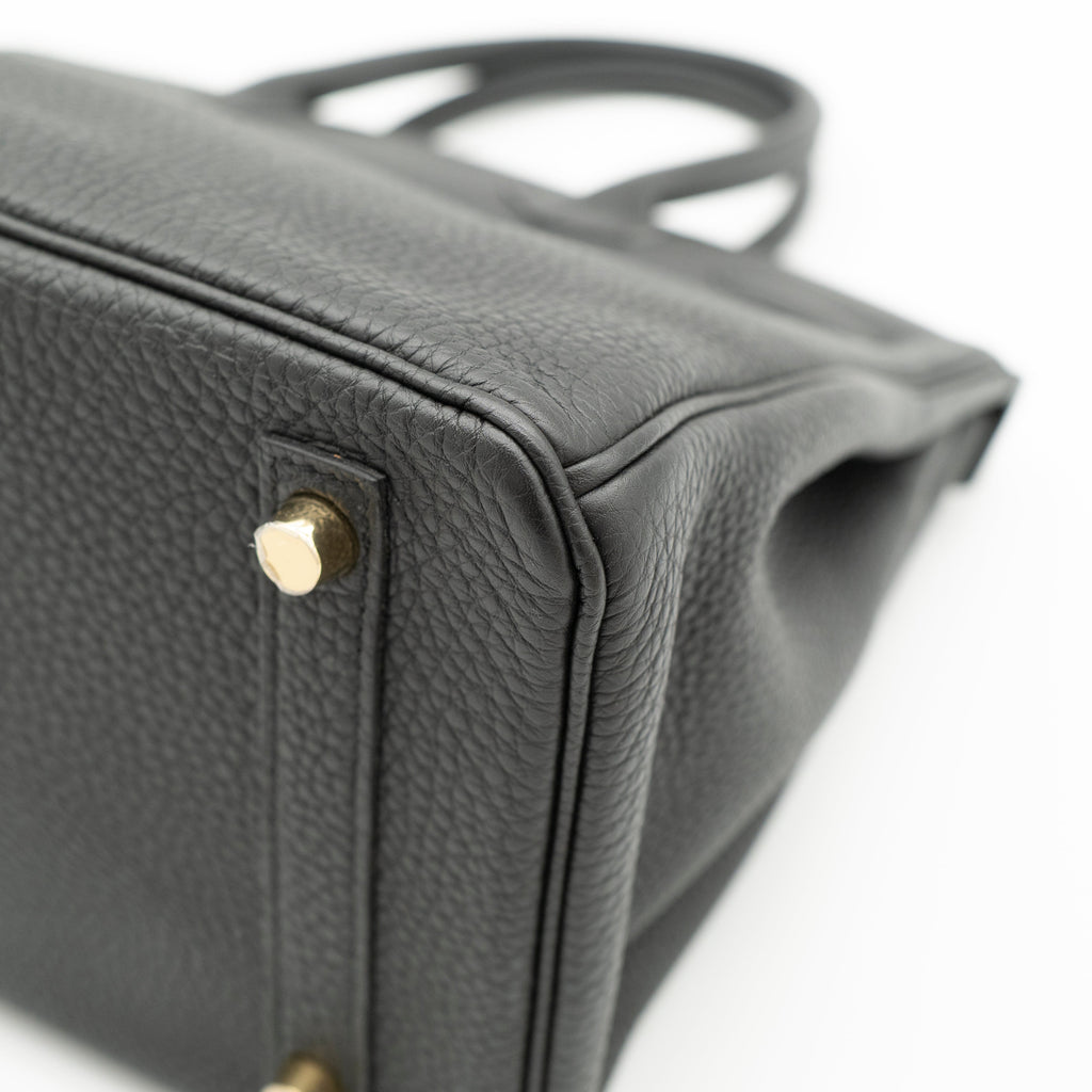 NEW Hermès Birkin 30 Noir Togo Gold Hardware C Stamp