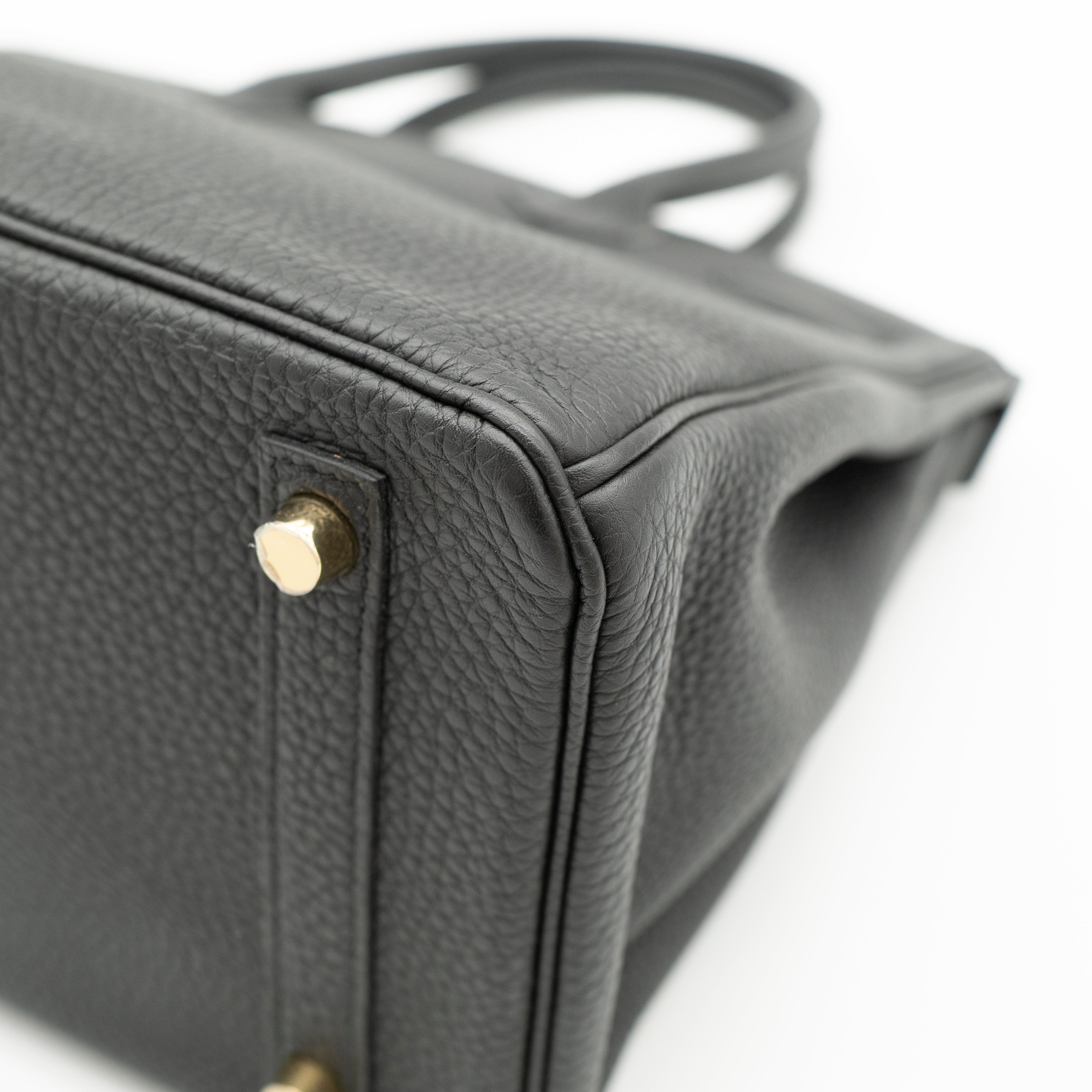 NEW Hermès Birkin 30 Noir Togo Gold Hardware C Stamp