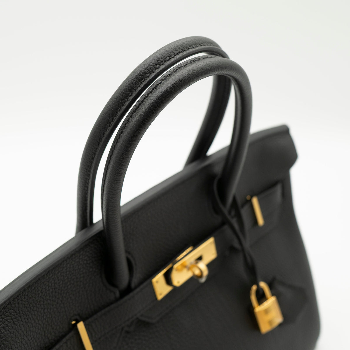 NEW Hermès Birkin 30 Noir Togo Gold Hardware C Stamp