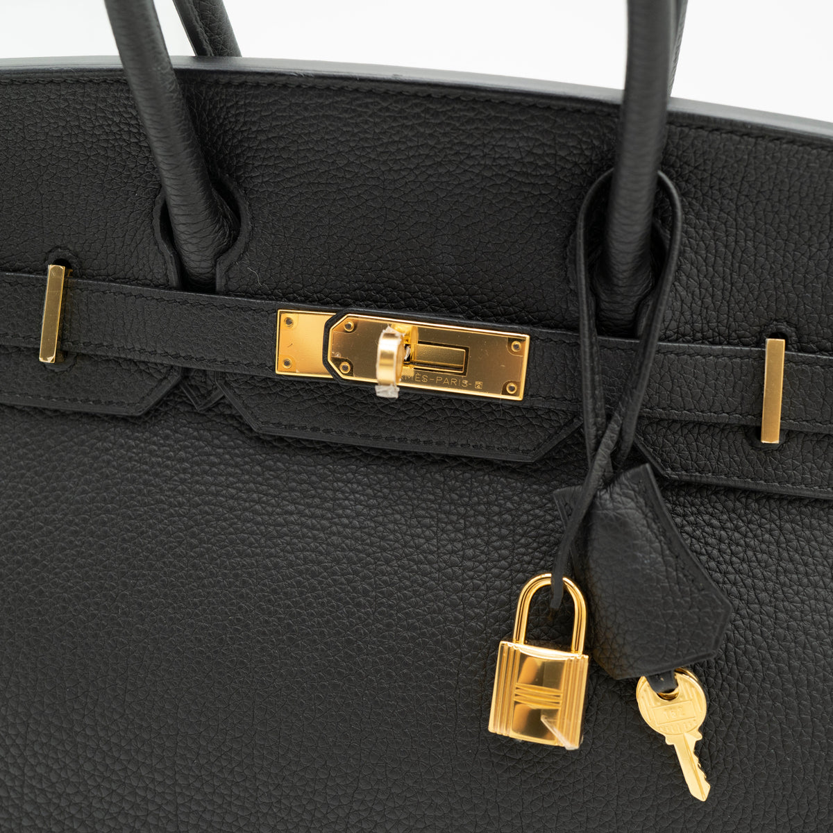 NEW Hermès Birkin 30 Noir Togo Gold Hardware C Stamp