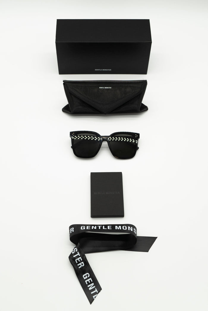 Gentle Monster Her 01 Unisex Square Sunglasses Full Set