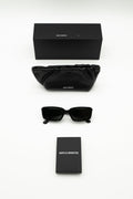 Gentle Monster Deus 01 Black Rectangular Sunglasses Full Set