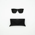 Gentle Monster Her 01 Unisex Black Square Sunglasses