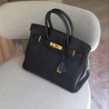 NEW Hermès Birkin 30 Noir Togo Gold Hardware C Stamp