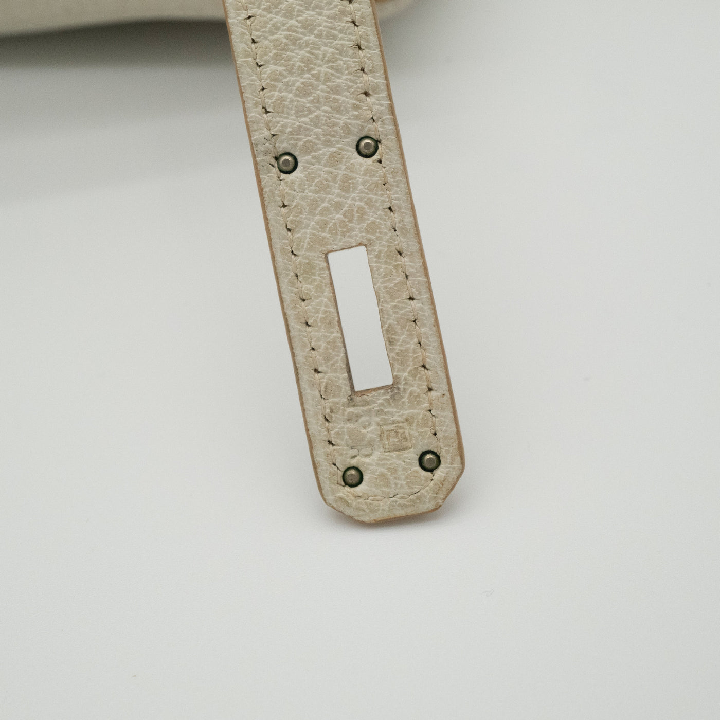 *Rare* Hermès Kelly 32 Retourné Dalmatian White Buffalo Skipper Palladium Hardware 2001 VIP