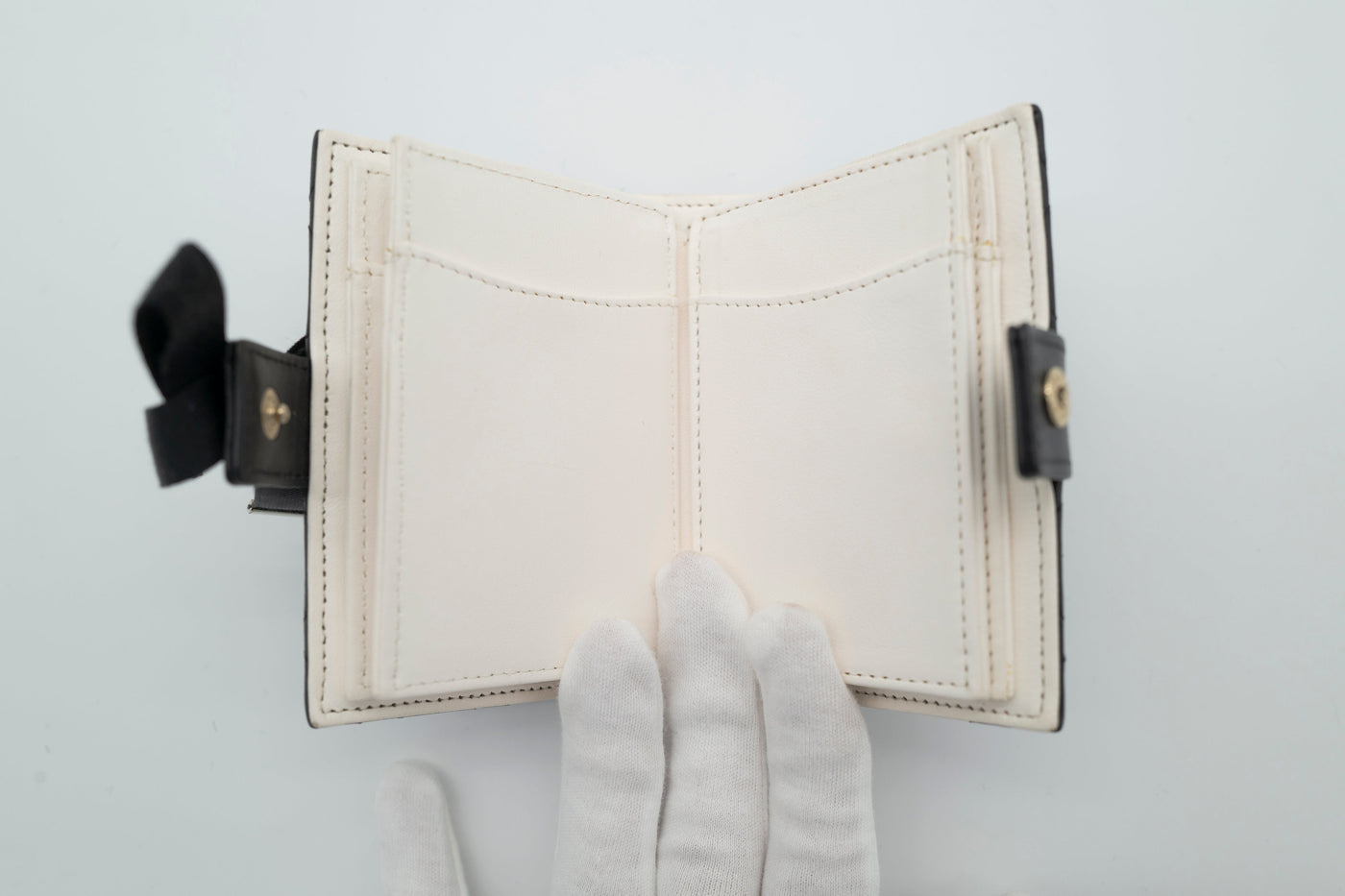 *Rare* CHANEL Limited Edition Dear Diary Mini Book Card Holder Black Lambskin Light Gold Hardware 22B VIP