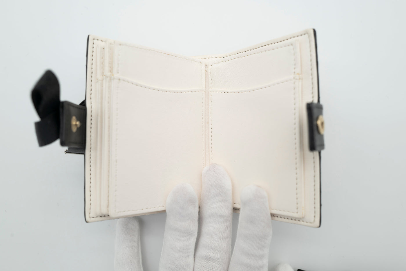 *Rare* CHANEL Limited Edition Dear Diary Mini Book Card Holder Black Lambskin Light Gold Hardware 22B VIP