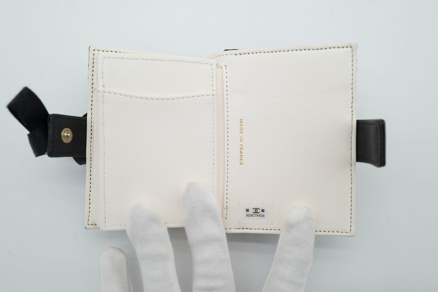 *Rare* CHANEL Limited Edition Dear Diary Mini Book Card Holder Black Lambskin Light Gold Hardware 22B VIP