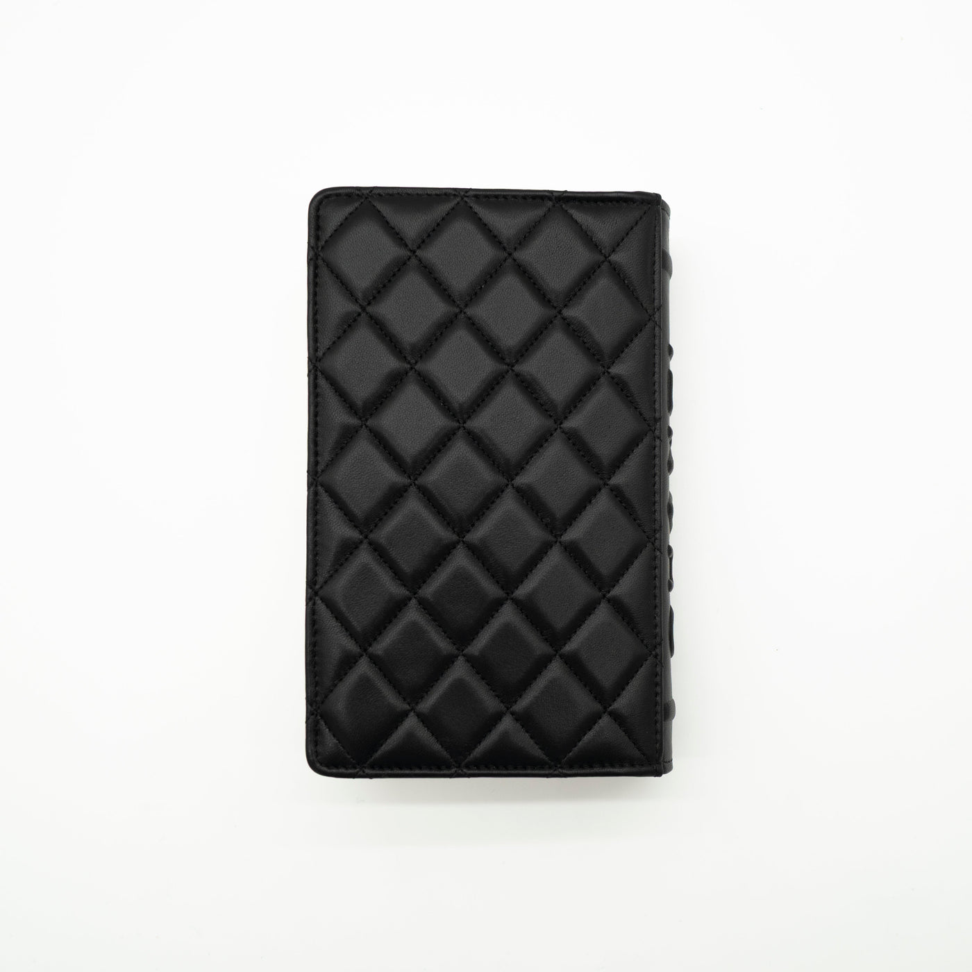 CHANEL Limited Edition Dear Diary Book Wallet on Chain WOC Black Lambskin Light Gold Hardware 22B VIP