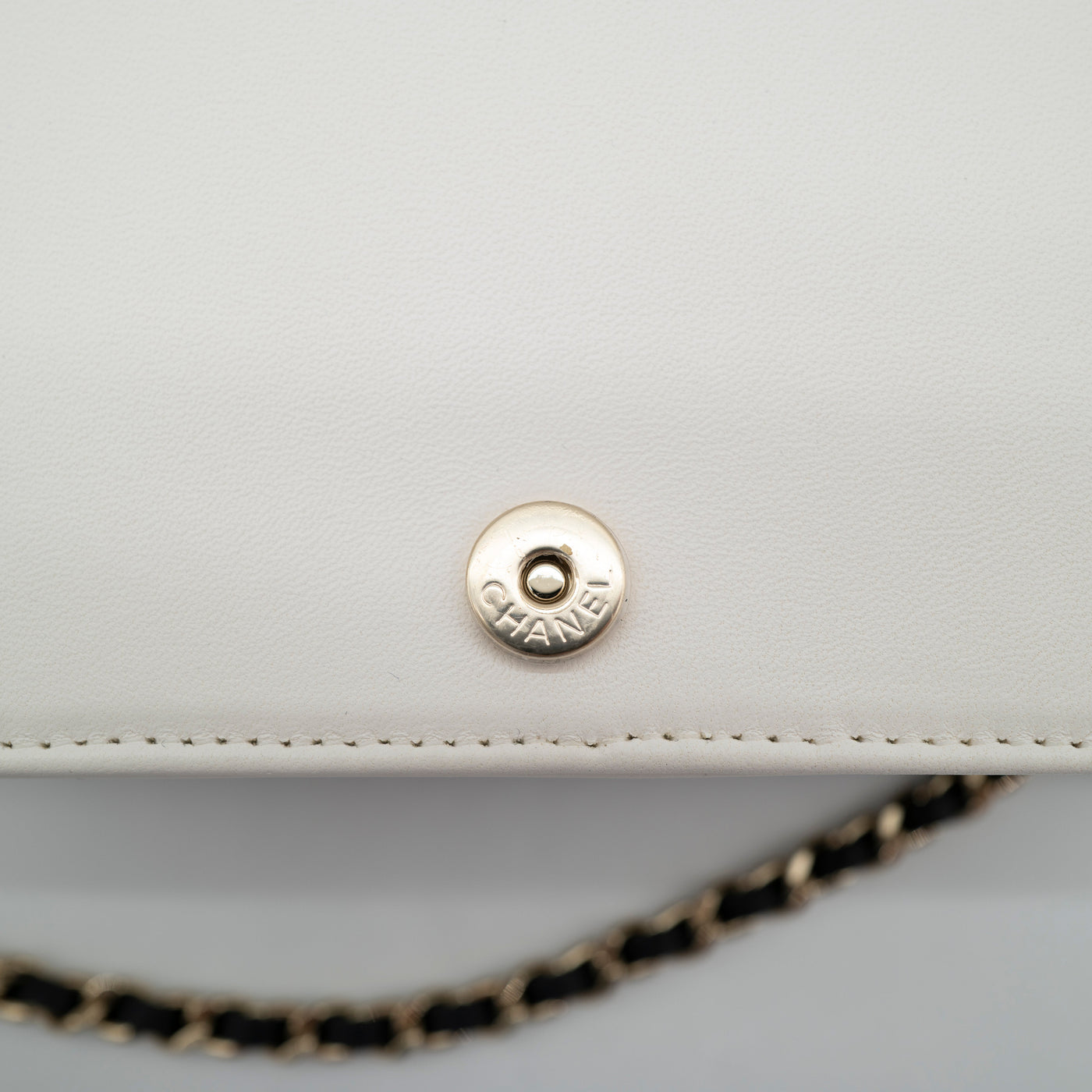 CHANEL Limited Edition Dear Diary Book Wallet on Chain WOC Black Lambskin Light Gold Hardware 22B VIP