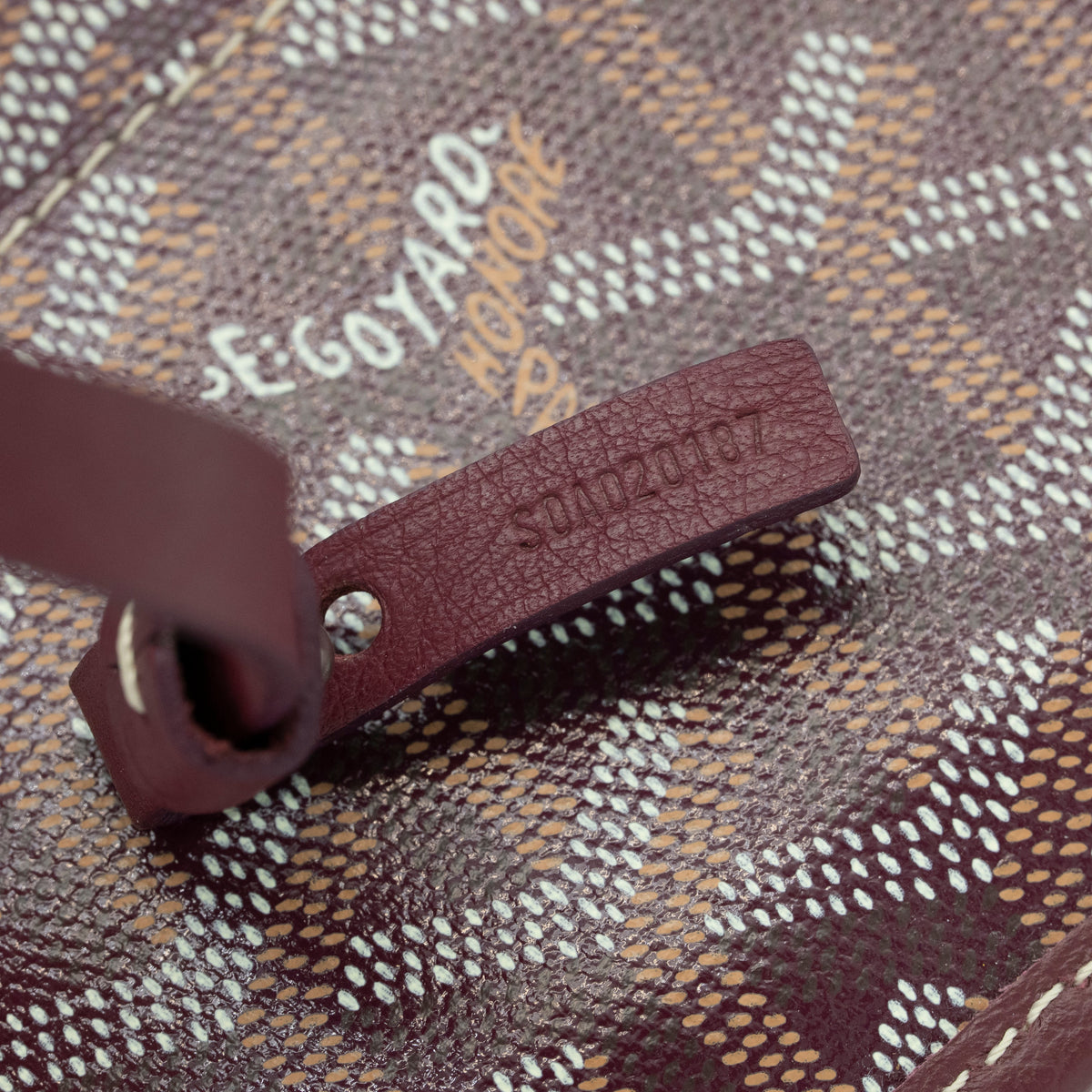 Goyard Goyardine Saint Louis PM Burgundy
