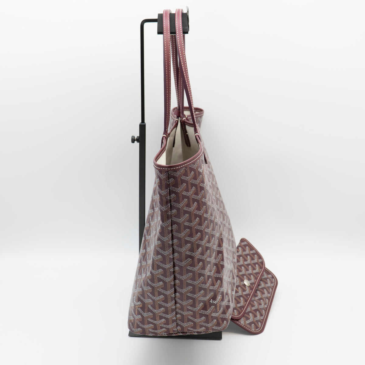 Goyard Goyardine Saint Louis PM Burgundy