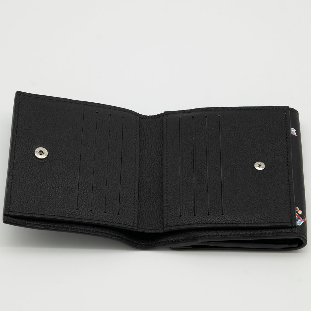 Louis Vuitton Limited Edition Flowers Portefeuille LockMe II Compact Wallet M62081 TA4147