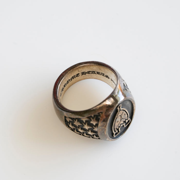 Chrome Hearts PPO Cameo Silver Ring