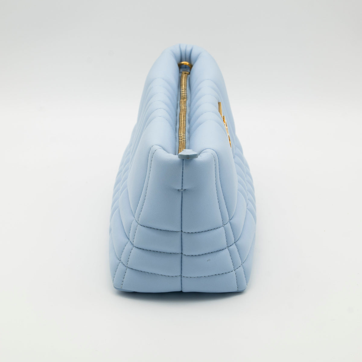 Burberry Soft Lola 2-Way Clutch with Strap Baby Blue