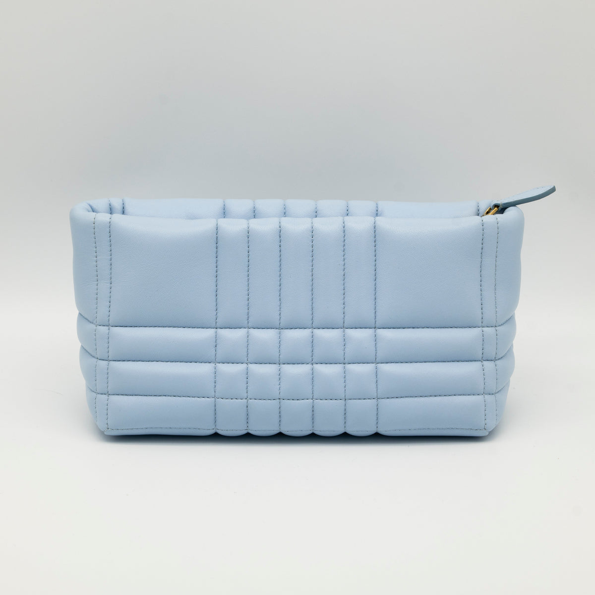 Burberry Soft Lola 2-Way Clutch with Strap Baby Blue
