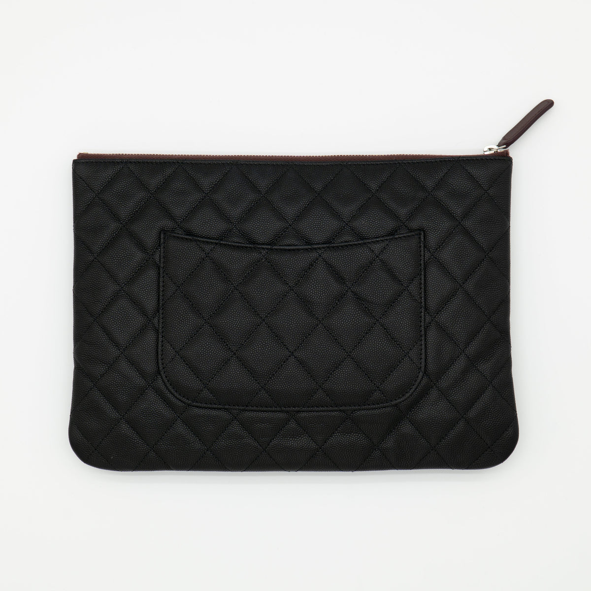 CHANEL Caviar Medium O Case with Exclusive White Packaging from 31 Rue Cambon