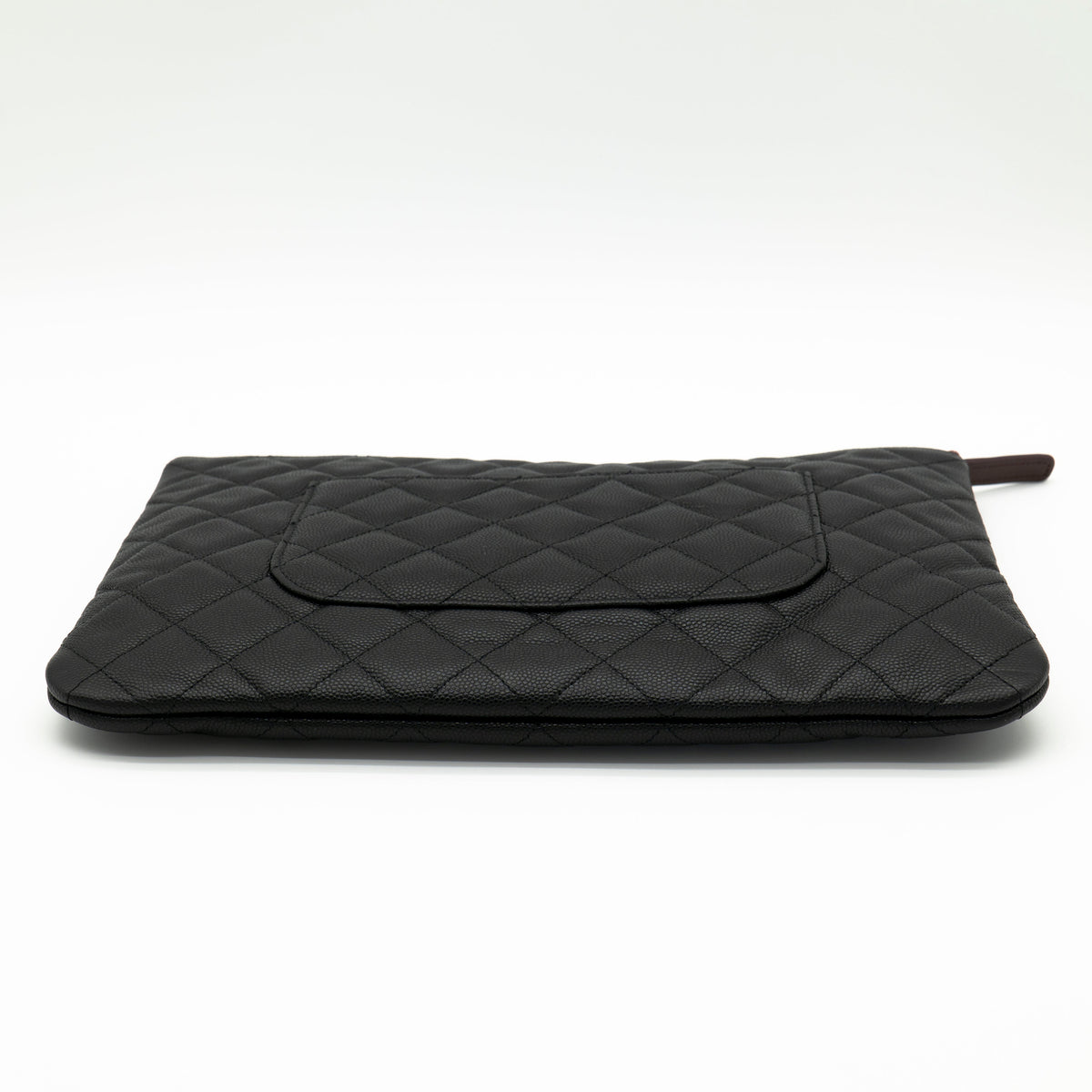 CHANEL Caviar Medium O Case with Exclusive White Packaging from 31 Rue Cambon