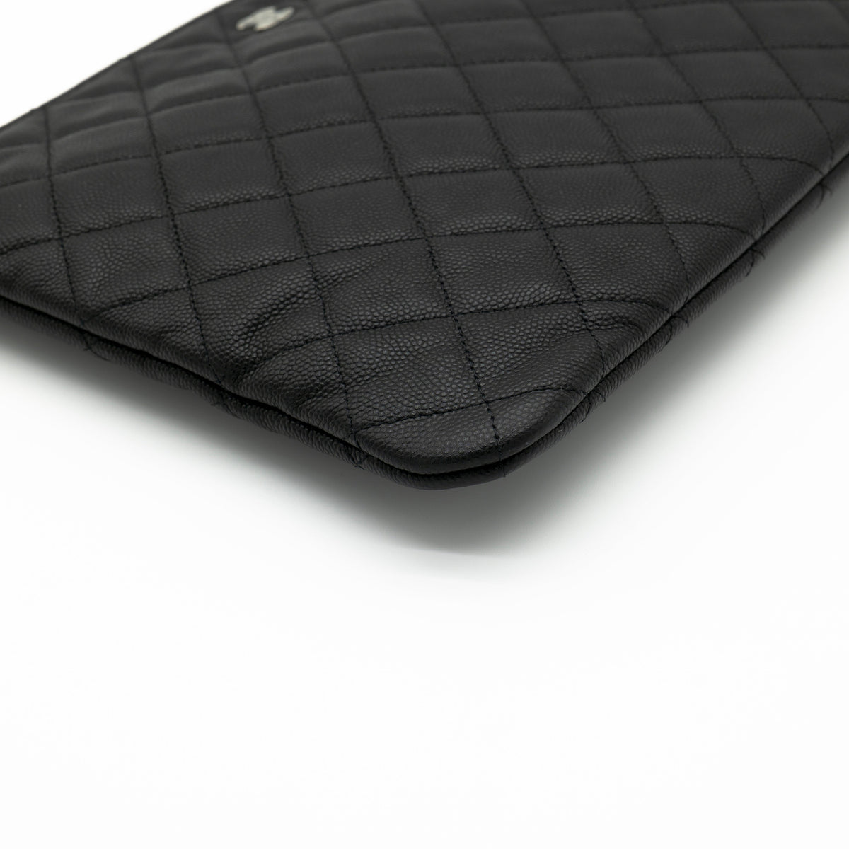 CHANEL Caviar Medium O Case with Exclusive White Packaging from 31 Rue Cambon