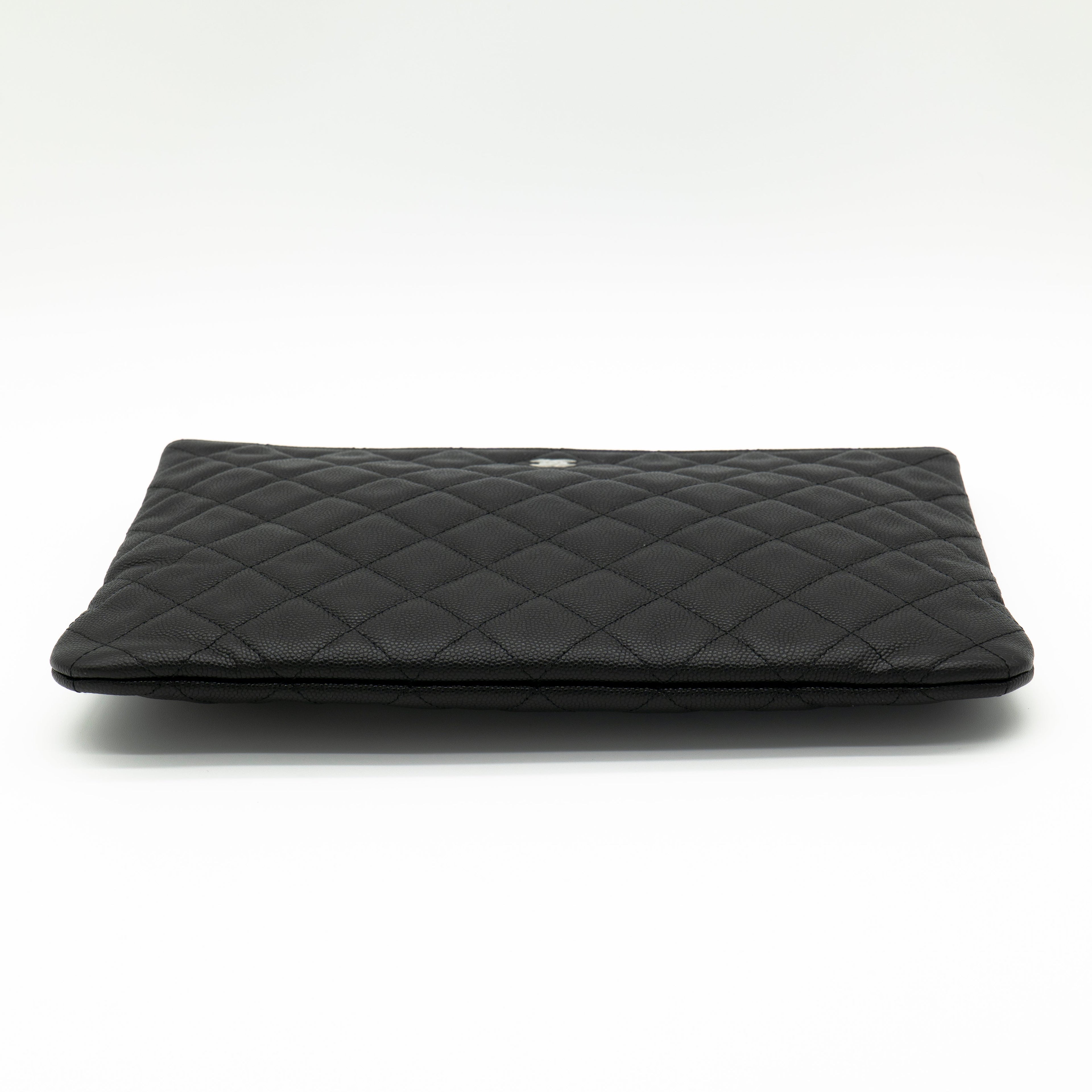 CHANEL Caviar Medium O Case with Exclusive White Packaging from 31 Rue Cambon