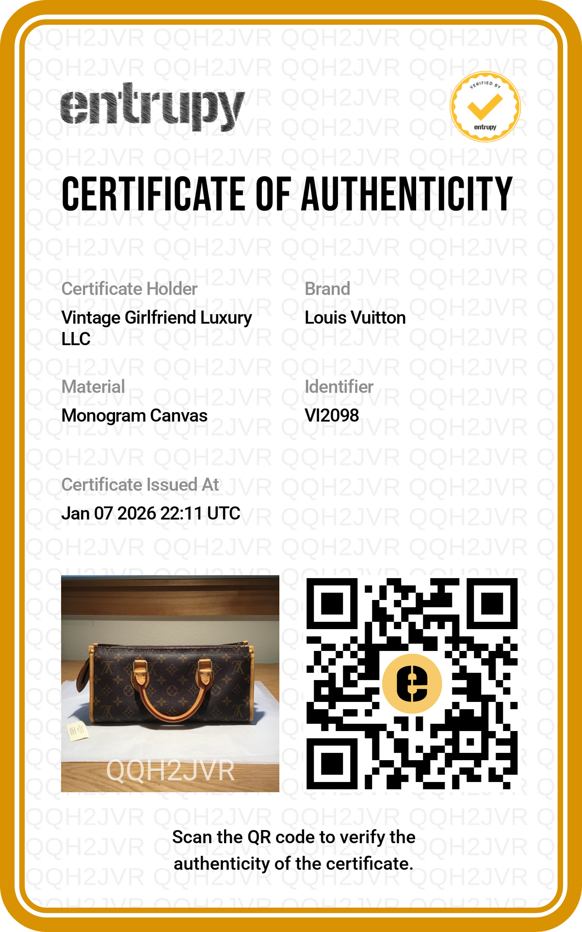 Louis Vuitton Monogram Popincourt Top Handle Bag M40009